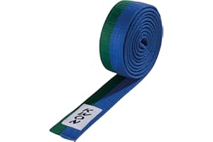 KWON Budo-Gürtel 2-farbig (grün/blau, 220)