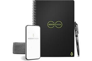 Rocketbook Core EVR-E-K-A Notes, Czarny, A5