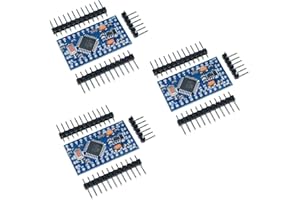 HiLetgo Pro Mini ATmega328P 3,3 V 8 M Modulplatine mit Kristall-Oszillator, kompatibel mit Arduino Pro Mini, ATmega128, 3 Stück