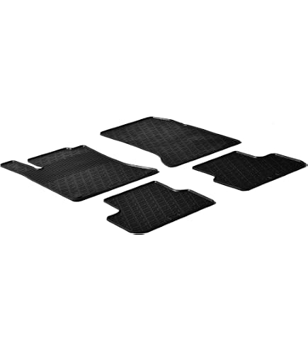 Tappetini Auto J&J AUTOMOTIVE NORM 3D In TPE Per Mitsubishi L-200 (dal 2015) – Kit 4 Pezzi, Nero, Inodore, Antiscivolo - 4