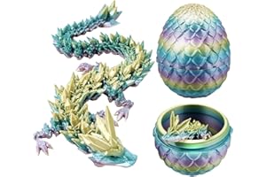 TaimeiMao Huevo de Dragón Articulado 3D con Criatura - Adecuado para Automóviles, Oficinas y Decoración