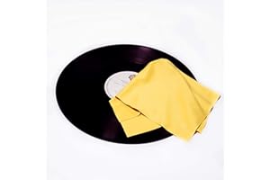 CHARLES PARKER LONDON 6 x Extra Large Microfibre Record Cleaning Cloths for 7 Inch and 12 Inch Vinyl