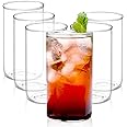 AGARO Elite 300 ml Glasses Set of 6, Transparent Drinking Water Glass Set, Borosilicate Glass Tumbler for Water, Cold Drink, Juice, Flame Proof, Microwave & Dishwasher Safe, for Daily Use & Gifting