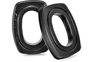 XBERSTAR Zamienne nauszniki do słuchawek Howard Leight by Honeywell Earpads, Impact Sport, Pro, Sync, Leightning i profesjonalny model (czarny żel styl 2)