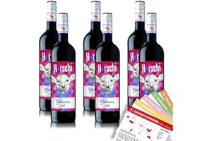 ‎VINOX Hürschi Glühwein Rot, sortenreines Weinpaket + VINOX Winecards (6x0,75l)
