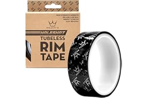 Peaty's Holeshot - Cinta de llanta sin cámara, 10 metros, adhesivo de alta resistencia, resistente a pinchazos, sellado hermético, semitransparente para bicicletas MTB, carretera, gravel, fácil