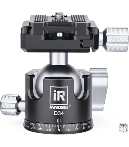 SMALLRIG Treppiede Video Leggero con Testa Fluida a 360°, Treppiede per Fotocamera in Lega di Alluminio con Piastra QR, Cordoncino ad Azione Rapida Montato al Centro, Carico Fino a 5 kg, AD-50-4684