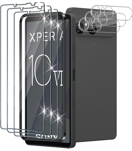WFTE 2-pack Gehard Glas Voor Sony Xperia 10 VII – 9H Hardheid, Krasbestendig, Hoge Transparantie En Anti-vingerafdruk