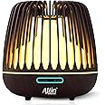 Allin Exporters 500ml Aromatherapy Diffuser with 7 Color Changing LED Lights 4 in 1 Ultrasonic Humidifier Essential Oil Cool Mist Aroma Timer for Home Baby Bedroom Office (1Pc)