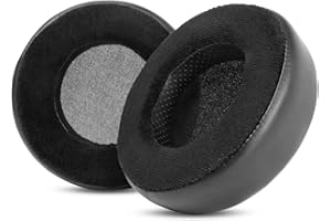 YunYiYi Wymienne ulepszenia nauszników do nauszników kompatybilne z HiFiMan Sundara HE300 HE350 HE400 HE400i HE500 HE560 pianka z pamięcią kształtu (aksamit)