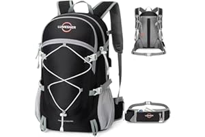 Lumesner 40L Lightweight Packable Foldable Backpack,Travel Camping Hiking Outdoor Sports Backpack Daypack for Men Women