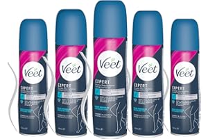 VEET Brume Dépilatoire - Peaux Sensibles - 150 ml - Lot de 5