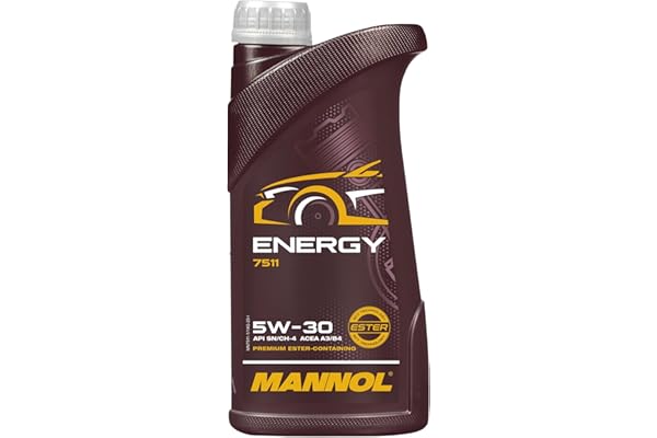 MANNOL Aceite de motor 5W-30 ENERGY aceite parcialmente sintético Aceite para motor ACEA A3/B4 API CH-4 API SN 1L