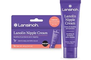 Lansinoh Lanolin Nipple Cream for Breastfeeding, 1.41 Ounces
