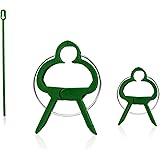 GardenGloss 120 Pflanzenclips Pflanzenklammern für Tomaten, Rosen, Gurken und andere Rankpflanzen – Besonders einfache Rankhi
