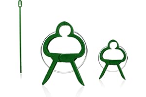 GardenGloss® 120 Clips de Jardin pour tomates, Roses, concombres et Autres Plantes grimpantes - Pinces Stables pour Fixer Les Plantes grimpantes