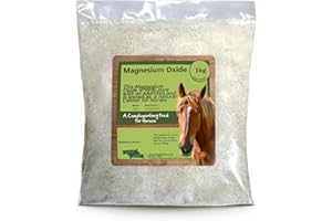 Horse Herbs Magnesium Oxide 1kg | 99% Pure Calming Supplement for Horses & Ponies, Muscle, Nerve & Hoof Health