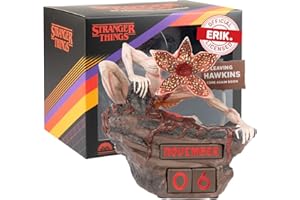 GRUPO ERIK Calendario Perpetuo Stranger Things 3D - Figura Demogorgon para Decoracion Habitacion Gaming o de Halloween │ Stranger Things Merchandising