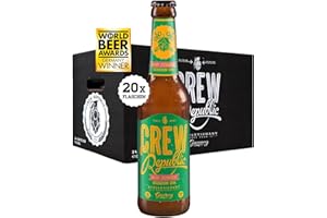 ‎CREW REPUBLIC CREW REPUBLIC Hop Junkie Session IPA Craft Bier (20 x 0,33l) | Leicht & Hopfig | Gewinner World Beer Awards 2020 | In Bayern Gebraut | Inkl.1,60€ Pfand