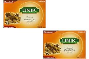 Unik Unsweetened Masala Tea Pre-Mix 140g (Pack of 2) - Instant, Tea Masala Powder
