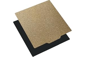 TIOPY Dwustronnie strukturalna płyta drukująca PEI 235 x 235 mm, elastyczna płyta PEI, magnetyczna płyta z wkładką samoprzylepną do Ender 3/Ender 3 Pro/Ender 3 V2/Neptune 3 Pro/4/Sovol SV05