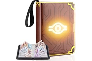 Bheddi Sammelkarten Album für YGO Karten,TCG Karten Album Ordner Taschen mit Reißverschluss für PTCG MTG YGO (Dark Eye)