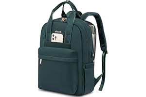 LOVEVOOK Plecak damski na laptopa, szkolny, dla nastolatek, dziewcząt, z kieszenią na laptopa, wodoszczelny, podróżny, elegancki roboczy, torba szkolna, na uczelnię, do biura