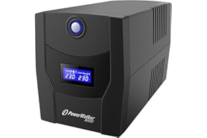 PowerWalker VI Series 1500VA/900W Compact Battery backup solution with built-in AVR, HID Supported, Cold (DC) Start Function (LCD Screen)
