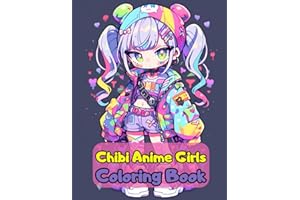 Chibi Anime Girls Coloring Book: Cute Anime Girls To Color For Teens & Adults (Anime Coloring Book)