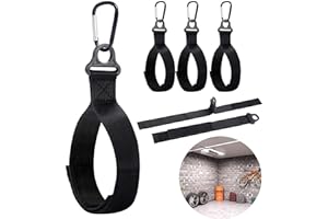 ANYUAN BOY 6 Pack Heavy Duty Storage Straps and Garage Organiser, Hook and Loop Extension Cord Organizer, Holder, Cord Wrap, for Hose, Rope, Cables of Home, Basement, RV Workshop, Boat