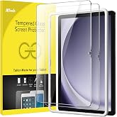 JETech Screen Protector for Samsung Galaxy Tab A11+/A9+, Pack of 2 | Tempered glass 9H, HD transparent, anti-scratch protecti