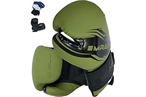 EMRAH Boxing Gloves for Training Matte Hide Leather Gloves
