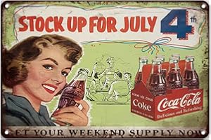 Ducomi Targhe Vintage in Metallo – Accessori Cucina Quadri Poster da Parete - La più Vasta Selezione di Targhe Decorative Vintage Design Retro (Bollicine 10400)