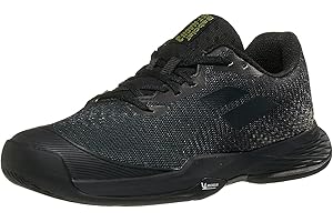 Babolat Enfants Jet Mach 3 AC AC Chaussures De Tennis Chaussures Toutes Surfaces Violet - Noir