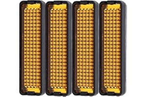 BIUCHJIU 4 Pcs Bicycle Reflector, Safety Night Bicycle Pedal Reflectors Universal Cycling Reflective Bike Accessories(5.3 * 1.5cm)