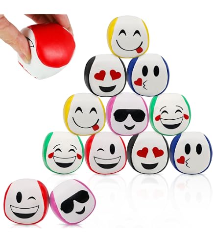 Lot De 12 Balles De Jonglage Pour Débutants 5cm - Balles Souples Et Colorées Pour Apprendre En Intérieur Et Extérieur