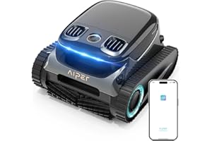 AIPER Scuba S1 Pro Poolroboter Boden und Wand mit App 2025, Horizontaler Wasserlinienreinigung, 360°-Partikelfiltration, 180 Minuten Laufzeit, Ideal für Eingelassene Pools bis zu 200㎡