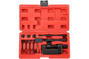 ATPEAM Kit Réparation Chaîne Moto 13 Pièces, Outil de Derive et Rive Chaîne, Brise Chaîne et Rivetage pour Moto, Vélo et VTT