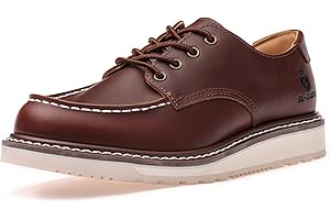 SL-Saint Chaussures en cuir de vache pour hommes, souples et élégantes, à bout moc, classiques et soudées Goodyear