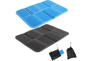 JiangLin Składana poduszka do siedzenia, termiczna poduszka do siedzenia na zewnątrz, składana, wodoodporna, mata na plac zabaw, mata izolacyjna, mata do siedzenia, wędrowanie, polowanie, akcesoria do