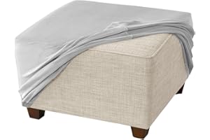 AQIGR Funda de Reposapiés Cuadrado Terciopelo ​Funda Otomana Elástica Cuadrado Funda para Taburete Plegable Lavable Protector Muebles (Color : #2, Size : Square60-76cm/23-30in)