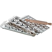 Imperia Raviolamp Imperia Line 100% Made In Italy Moule à Ravioli Accessoire De Machine à Pâtes Pour Raviolis Accessoire De Cuisine En Aluminium Avec Rouleau à Pâtisserie