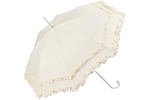 VON LILIENFELD® Ombrello Parasole Sposa Apertura Automatica Antivento Donna Mary