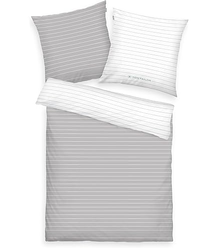 Herding Tom Tailor Soft-Renforcé-Bettwäsche, 2X 80x80 cm