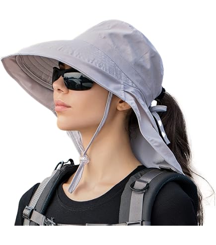 Chapeau De Soleil Femme à Large Bord Avec Protection UV - Idéal Plage, Randonnée Et Jardinage | UPF 50