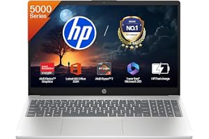 HP 15 Laptop, AMD Ryzen 7-5825U [16GB DDR4 Ram/512GB SSD/Win11/Office Home'2024/M365 Basic(1yr)*/Anti-Glare,Micro-Edge,15.6''