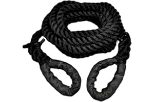 Desert Fox Winch Kinetisches Bergeseil Kinetik Dehnbarer Bergegurt (Schwarz 8m x 26 mm)