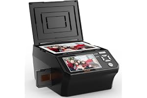 Digital Film & Slide Bilder, Multiscanner für Fotos,Dias und Negative, mit 5" LCD-Großbild