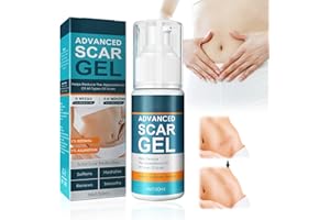 HORUILI Advanced Scar Gel, Narbenentfernung für Operationsnarben, Akne Narben Entfernungs Creme, Natürliches Narbenreparaturgel für Postoperative Narben, Kaiserschnitte, Dehnungsstreifen, Verbrennungen