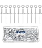 50x Edelstahl Bechernieten 4,0x16 Mm Flachkopf – Dichtnieten V2A Für Dauerhafte Befestigung
